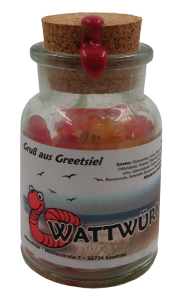 Korkenglas Wattw. FruGu 90g