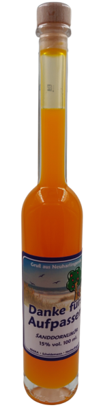 Flasche Platina 100ml "Aufpassen"