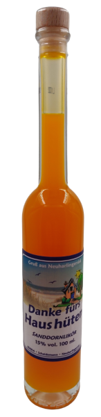 Flasche Platina 100 "Haus h&uuml;ten"
