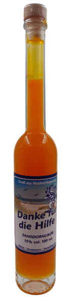 Flasche Platina 100 "Hilfe"
