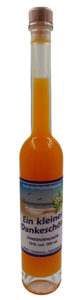 Flasche Platina 100 "kl Dankesch&ouml;n"