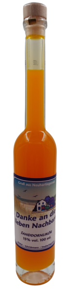 Flasche Platina 100 "Nachbarn"