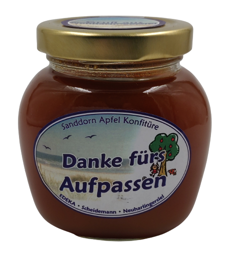 Sanddorn-Konfit&uuml;re Aufpassen 225g