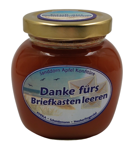 Sanddorn-Konfit&uuml;re Briefkasten 225g
