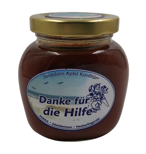 Sanddorn-Konfit&uuml;re Hilfe 225g
