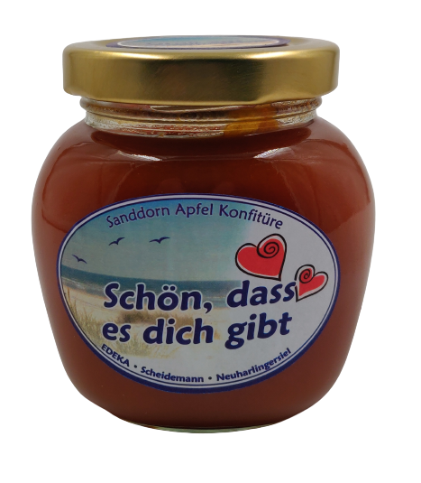 Sanddorn-Konfit&uuml;re dass es dich gibt 225g