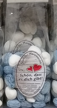 Bonbons Herzen 125g dass es dich