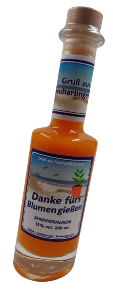 Flasche Bounty 200 "Blumen gie&szlig;en"