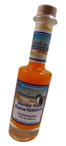 Flasche Bounty 200 "Katze f&uuml;ttern"