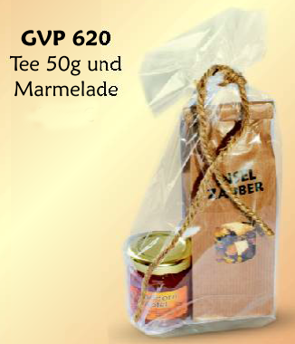 GVP Jute Tee 50g und Marmelade
