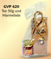 GVP Jute Tee 50g und Marmelade