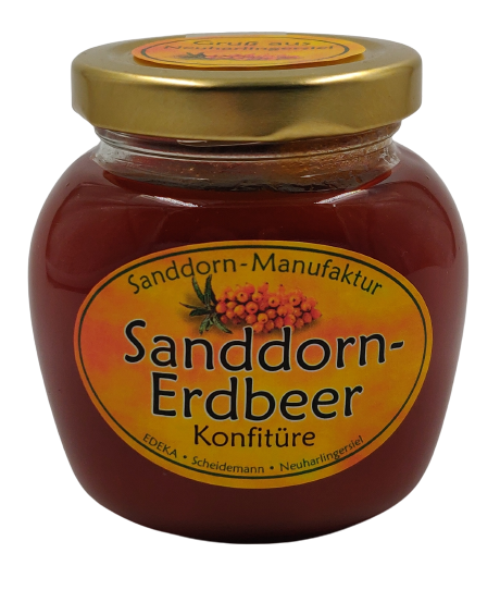 Sanddorn Erdbeer Konfit&uuml;re 225g