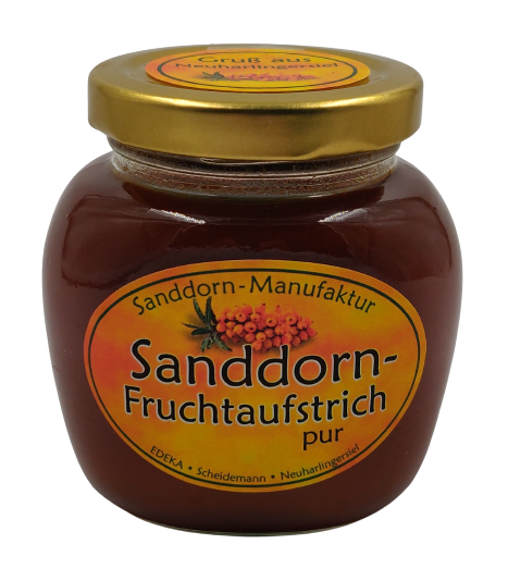 Sanddorn Fruchtaufstrich pur 225g