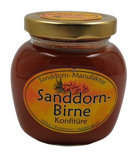 Sanddorn-Birne Konfit&uuml;re 225g
