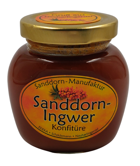 Sanddorn-Ingwer-Konfit&uuml;re 225g