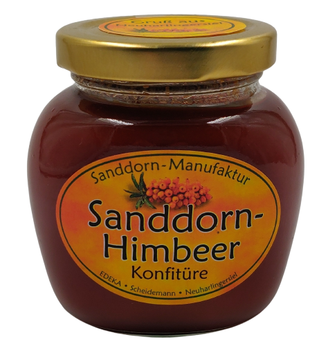 Sanddorn Himbeer Konfit&uuml;re 225g