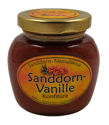 Sanddorn Vanille Konfit&uuml;re 225g