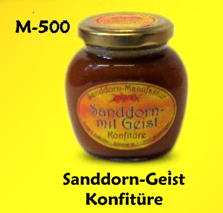 Sanddorn Geist Konfit&uuml;re 225g