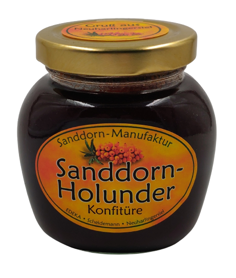 Sanddorn Holunder Konfit&uuml;re  225g