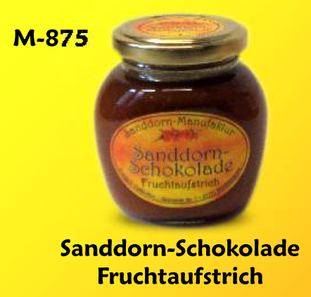 Sanddorn Schoko Fruchtaufstrich 225g