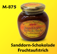 Sanddorn Schoko Fruchtaufstrich 225g