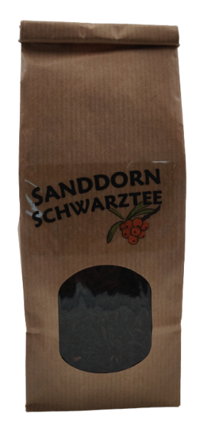 Sanddorn Schwarztee 100g
