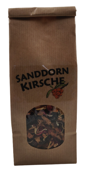 Sanddorn Kirsche Fr&uuml;chtetee 100g