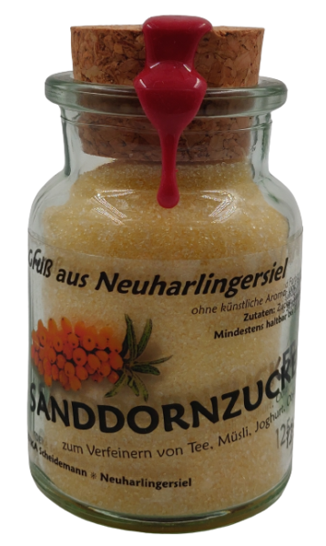 Korkenglas Sanddornzucker 125g
