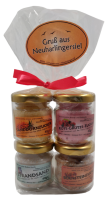 Geschenkverp. 4x40g Zucker