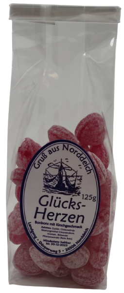 Gl&uuml;cksherzen 125g