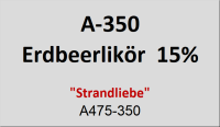 Flasche Apotheker 350ml Erdbeerlik&ouml;r 15% vol.
