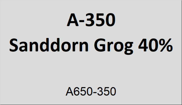 Flasche Apotheker 350ml Sanddorn Grog