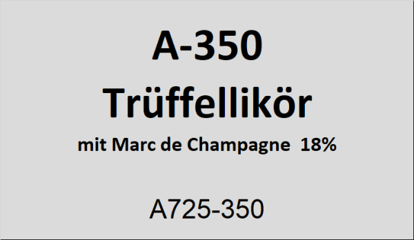 Flasche Apotheker 350ml Tr&uuml;ffel 18%