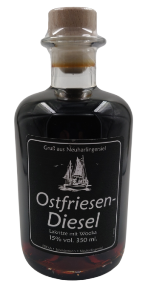 Flasche Apotheker 350ml Lakritzlik&ouml;r 15%
