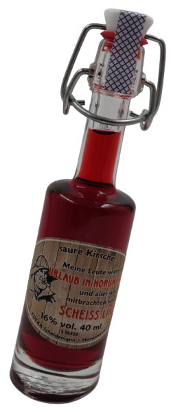 Flasche Bounty 40ml saure Kirsche 16%