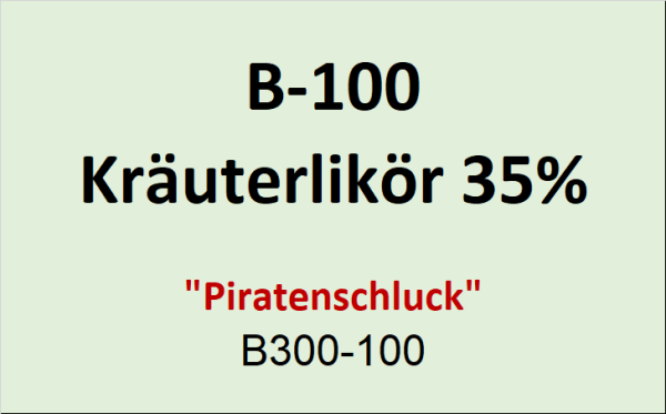 Flasche Bounty 100ml Kr&auml;uterlik&ouml;r 35%
