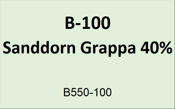 Flasche Bounty 100ml Sanddorn Grappa 35%