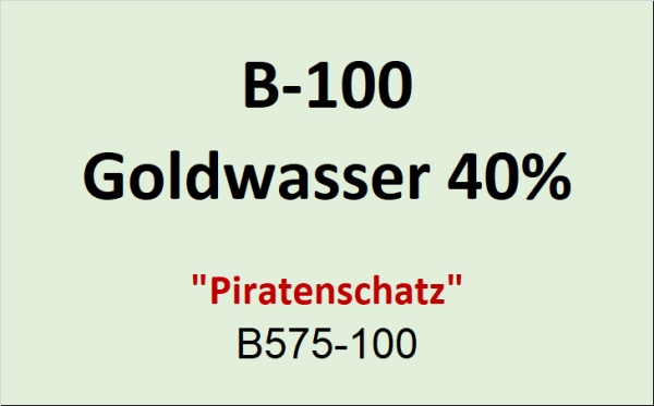 Flasche Bounty 100ml Goldwasser 40%
