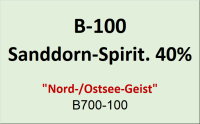 Flasche Bounty 100ml Sanddorn-Spirit.