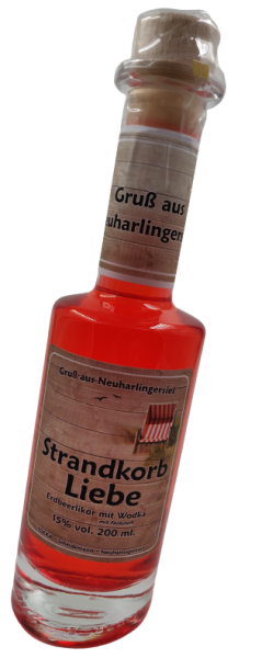 Flasche Bounty 200ml Erdbeerlik&ouml;r 15%