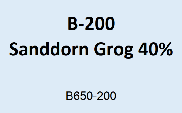 Flasche Bounty 200ml Sanddorn Grog