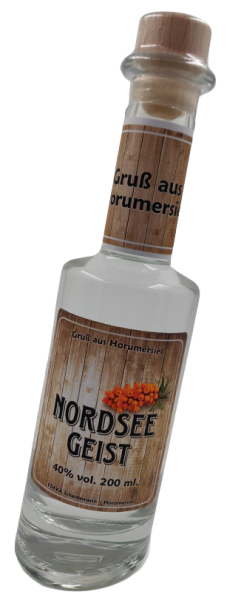 Flasche Bounty 200ml Sanddorn-Spirit.