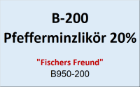 Flasche Bounty 200ml Pfefferminz