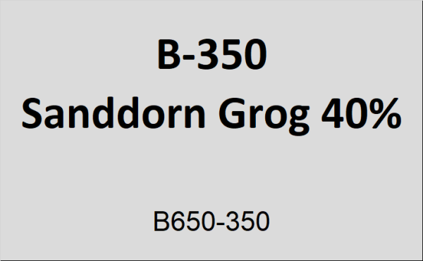 Flasche Bounty 350ml Sanddorn Grog