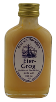 Flasche Flachmann 100ml Eiergrog 24%