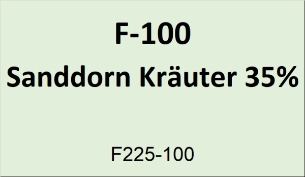 Flasche Flachmann 100ml Sanddorn Kr&auml;uter