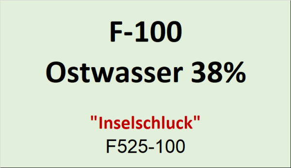 Flasche Flachmann 100ml Obstwasser