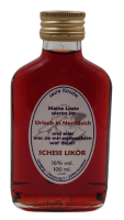 Flasche Flachmann 100ml saure Kirsche 16%