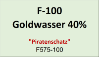 Flasche Flachmann 100ml Goldwasser 40%