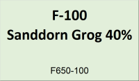 Flasche Flachmann 100ml Sanddorn Grog